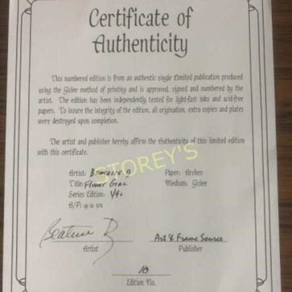 Collectible Art with Authentication. - Picture 2 of 6